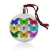 Заказать ёлочное украшение в Москве. Ёлочный шар Цветные бабочки. от Alexey Evsyunin - готовые дизайны и нанесение принтов.