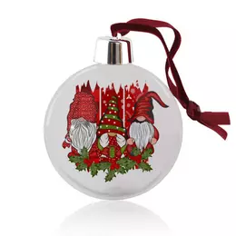 Заказать ёлочное украшение в Москве. Ёлочный шар Новый год от queen  - готовые дизайны и нанесение принтов.