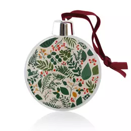 Заказать ёлочное украшение в Москве. Ёлочный шар Цветочный шар от gisly@mail.ru - готовые дизайны и нанесение принтов.