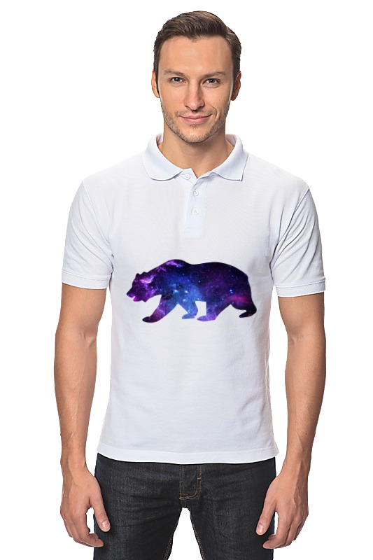 цена Printio Рубашка Поло Space animals