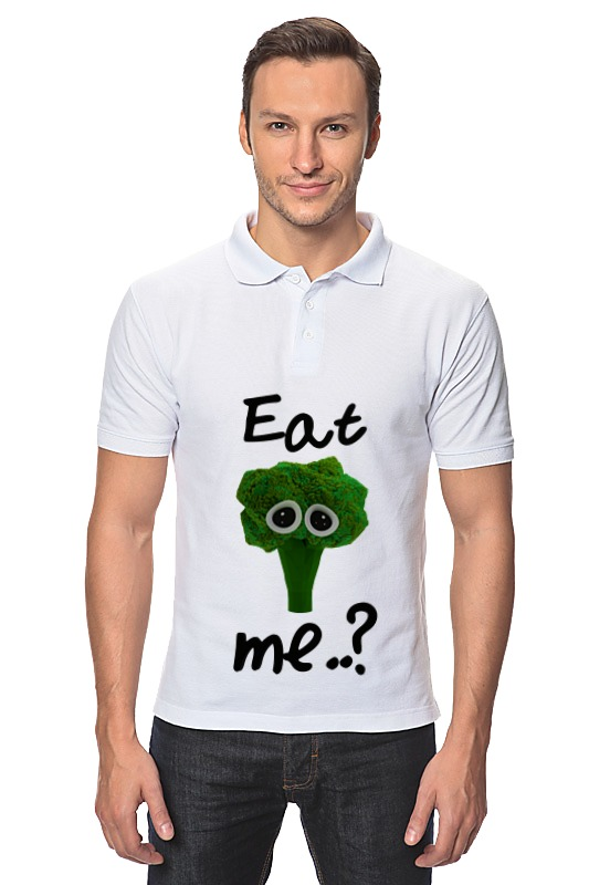 Printio Рубашка Поло Eat me..? printio фартук eat me
