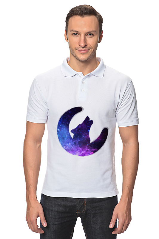 Printio Рубашка Поло Space animals
