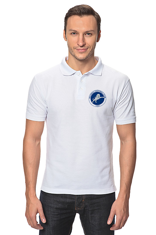 Printio Рубашка Поло Millwall fc logo polo printio свитшот унисекс хлопковый millwall fc logo top