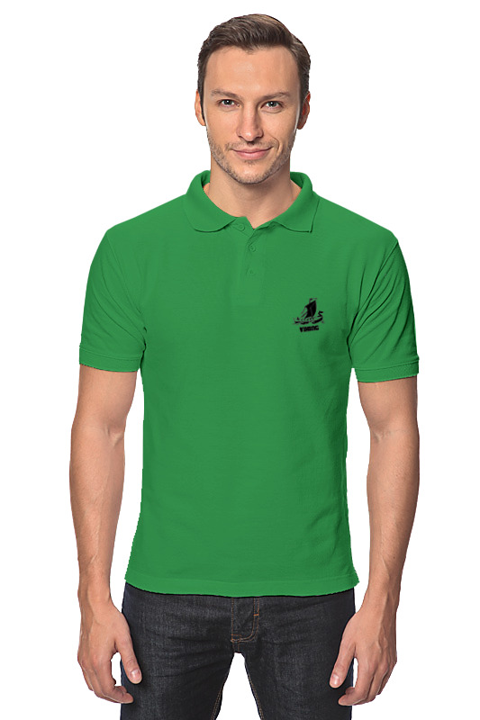 Printio Рубашка Поло Викинг рубашка унисекс размер 40 цвет зелёный