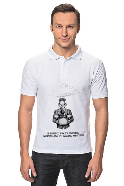 Заказать мужскую поло в Москве. Рубашка Поло бизнес в ваших руках! от pictusgramma@yandex.ru - готовые дизайны и нанесение принтов.