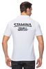 Заказать мужскую поло в Москве. Рубашка Поло Stamina Polo White от stamina-swim@mail.ru - готовые дизайны и нанесение принтов.