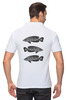 Заказать мужскую поло в Москве. Рубашка Поло Рыбы чернобелые от Alexey Evsyunin - готовые дизайны и нанесение принтов.
