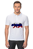 Заказать мужскую поло в Москве. Рубашка Поло Русский Медведь от FireFoxa - готовые дизайны и нанесение принтов.
