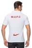 Заказать мужскую поло в Москве. Рубашка Поло Manchester United Nike от Illson Pride - готовые дизайны и нанесение принтов.