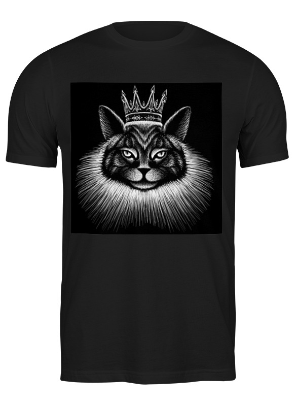 Printio Футболка классическая Кошачий король. printio футболка классическая кошачий король