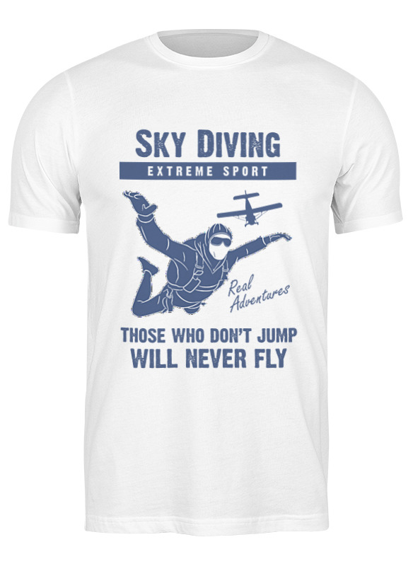 Printio Футболка классическая Скай дайвинг printio футболка классическая дайвинг и китовая акула