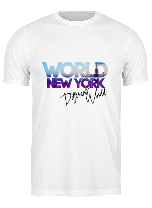 Printio Футболка классическая different world: new york printio футболка классическая different world new york