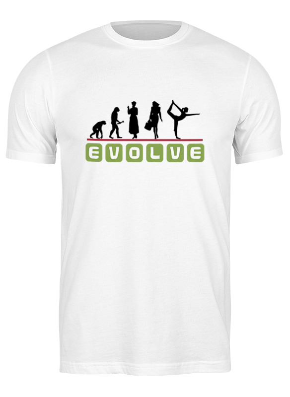 Printio Футболка классическая Йога (эволюция) printio детская футболка классическая унисекс йога эволюция