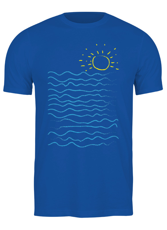 Printio Футболка классическая Море и солнце мужская футболка зайчик загорает на пляже море солнце s зеленый