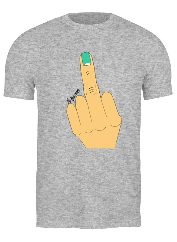 Printio Футболка классическая Палец с маникюром