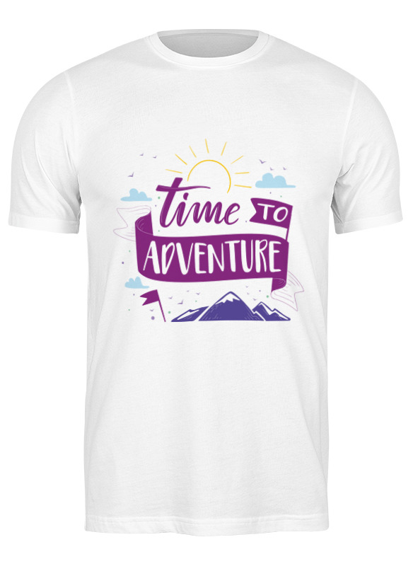 Printio Футболка классическая Time to adventure printio футболка классическая time to level up