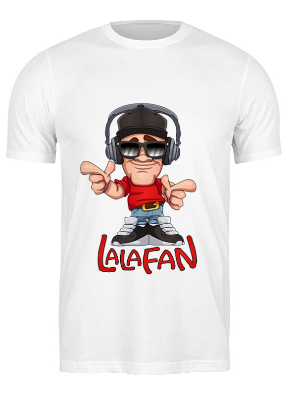 Printio Футболка классическая Lalafan dj t-shirt (белая, муж.)