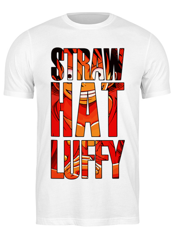 printio футболка wearcraft premium slim fit straw hat luffy one piece Printio Футболка классическая Straw hat luffy (one piece)