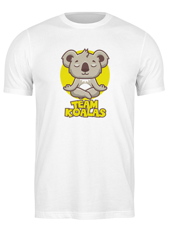 цена Printio Футболка классическая Team koalas - official koala t-shirt