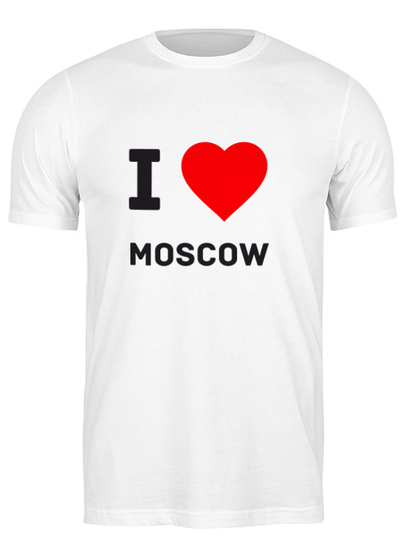 Printio Футболка классическая I love moscow printio футболка классическая from moscow with love
