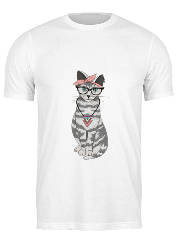 Printio Футболка классическая Gansta cat printio футболка классическая мяу кошка