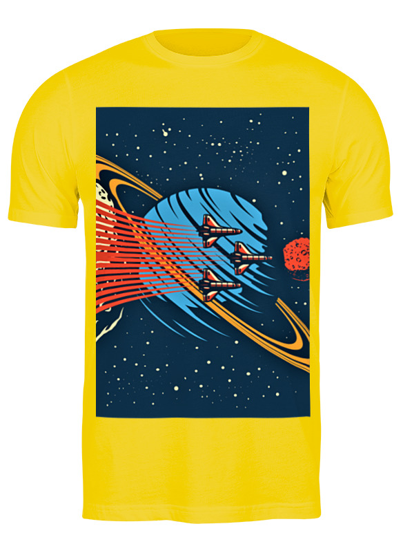 Printio Футболка классическая Ретро плакат космос