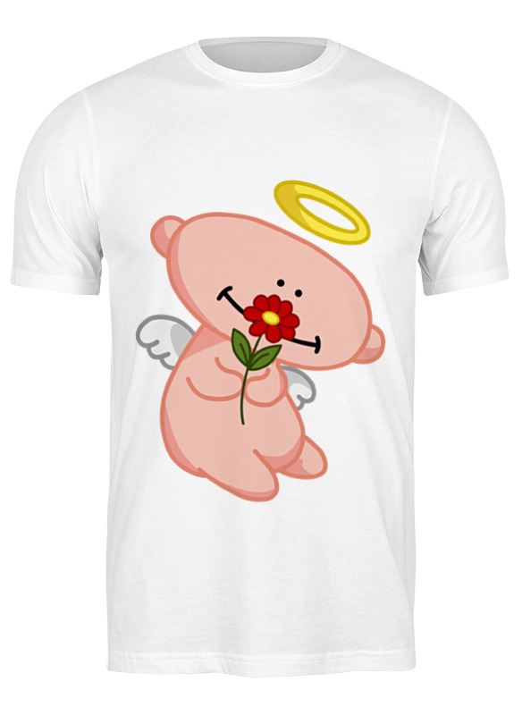 Printio Футболка классическая Ангел с цветком