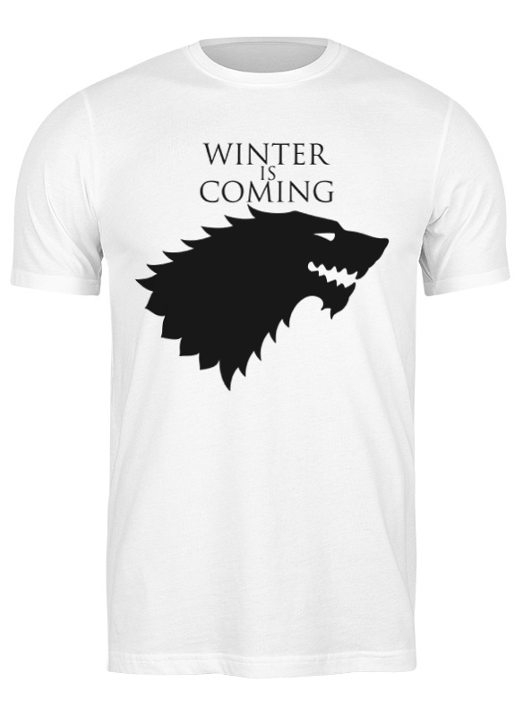 Printio Футболка классическая Winter is coming printio футболка с полной запечаткой мужская winter is coming