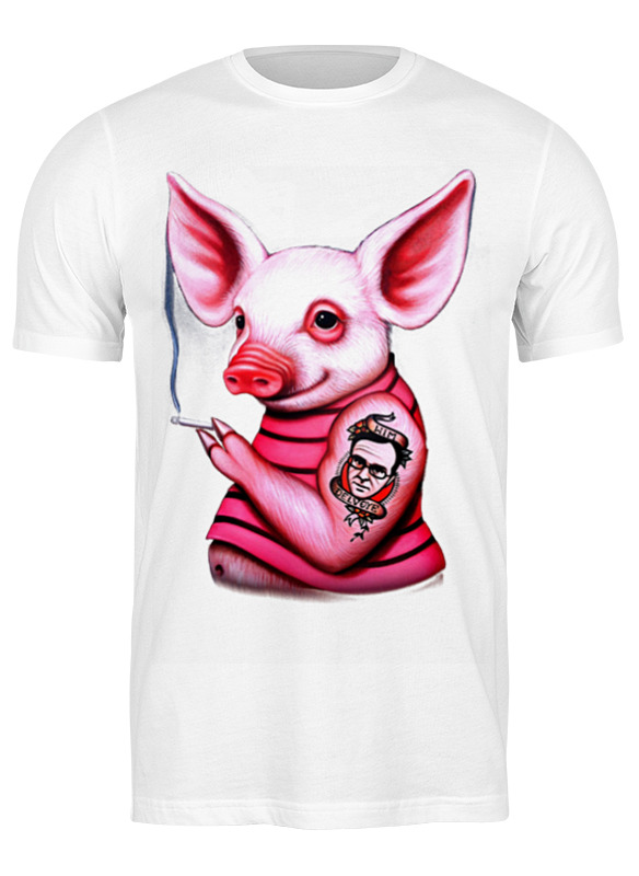Printio Футболка классическая Неформальная свинка printio футболка с полной запечаткой женская неформальная свинка