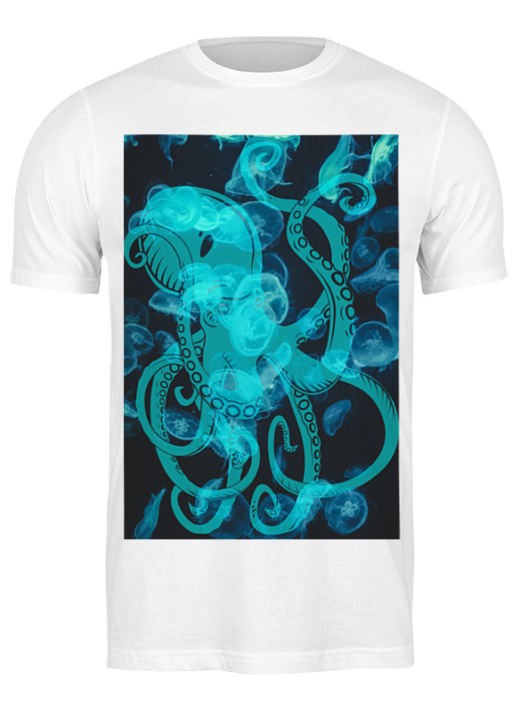Printio Футболка классическая Морские медузы мужская футболка влюбленные медузы m белый