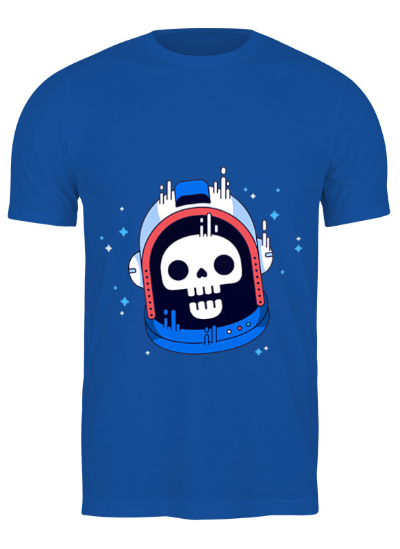 Printio Футболка классическая Космический череп мужская футболка каллиграфия череп 2xl синий