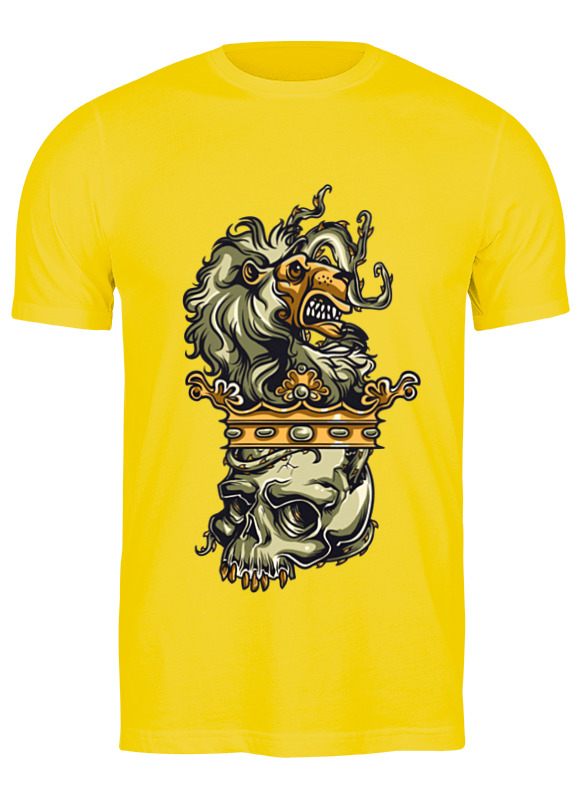Printio Футболка классическая Череп и лев