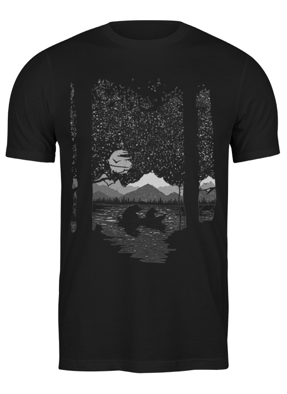 Printio Футболка классическая Night lake printio футболка классическая mountains forest