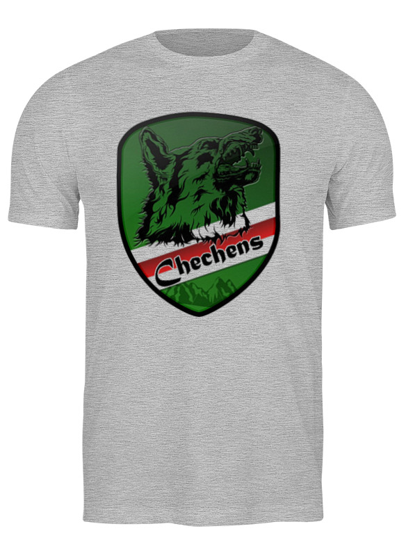 printio футболка классическая футболка чеченский волк Printio Футболка классическая Футболка чеченский волк