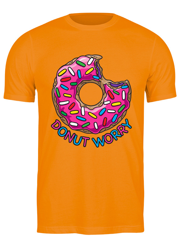 Printio Футболка классическая Donut worry силиконовый чехол на honor 9s donut worry для хонор 9 эс