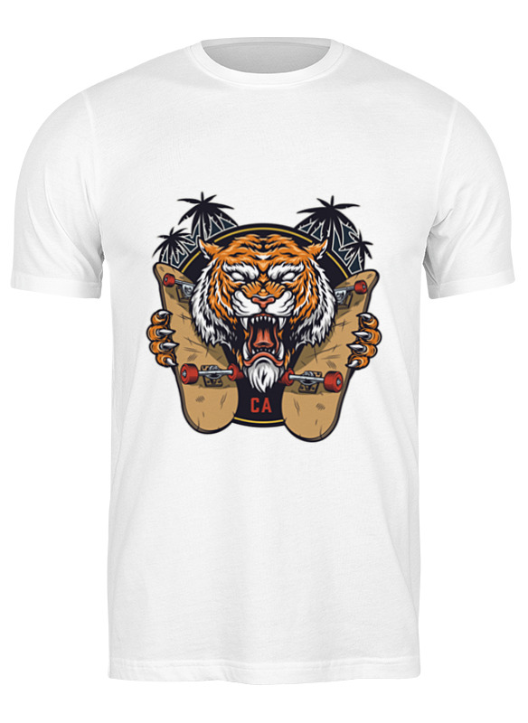 Printio Футболка классическая Тигр крутой брелок символ года тигр