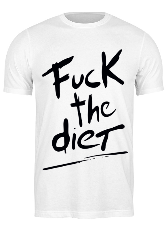 Printio Футболка классическая F**k the diet printio футболка классическая f k the diet