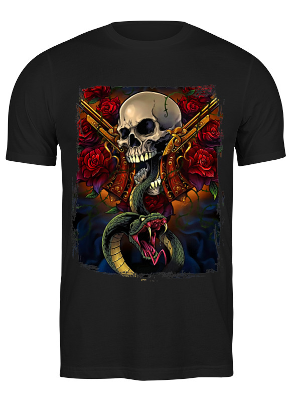 Printio Футболка классическая Череп с коброй