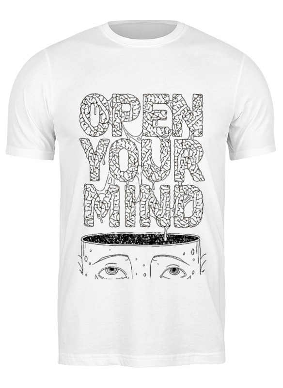 Printio Футболка классическая Open your mind printio сумка open your mind