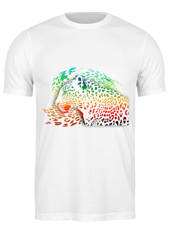 Printio Футболка классическая Радужный леопард printio футболка классическая радужный леопард