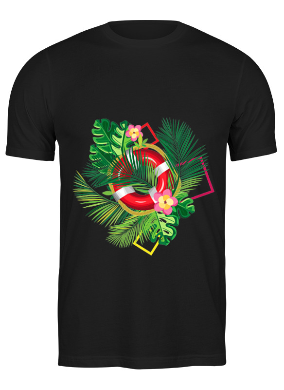 Printio Футболка классическая Тропическое путешествие мужская футболка лист банановой пальмы l красный
