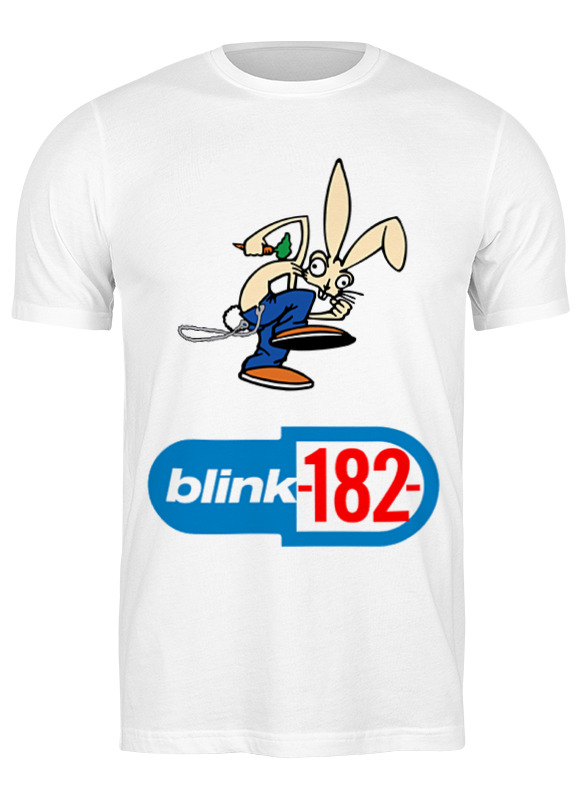 цена Printio Футболка классическая Blink-182 rabbit
