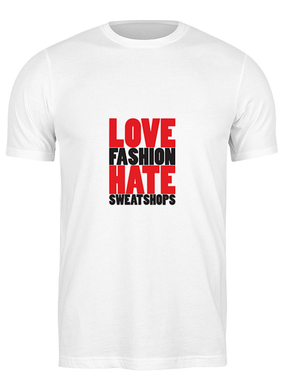 Printio Футболка классическая Love & hate футболка printio 2303191 рэпер face hate love размер 3xl цвет белый