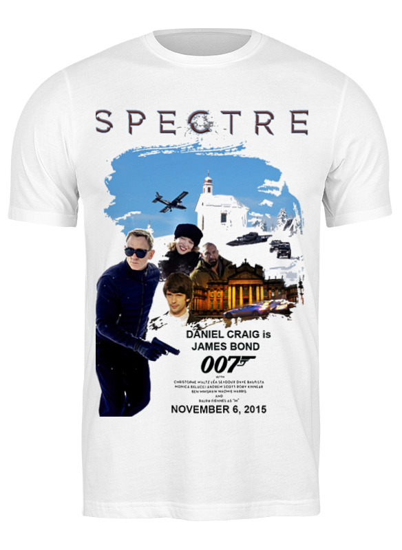 цена Printio Футболка классическая Bond 007 / spectre