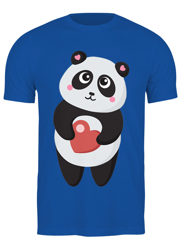 Printio Футболка классическая Панда с сердечком сумка панда ярко синий