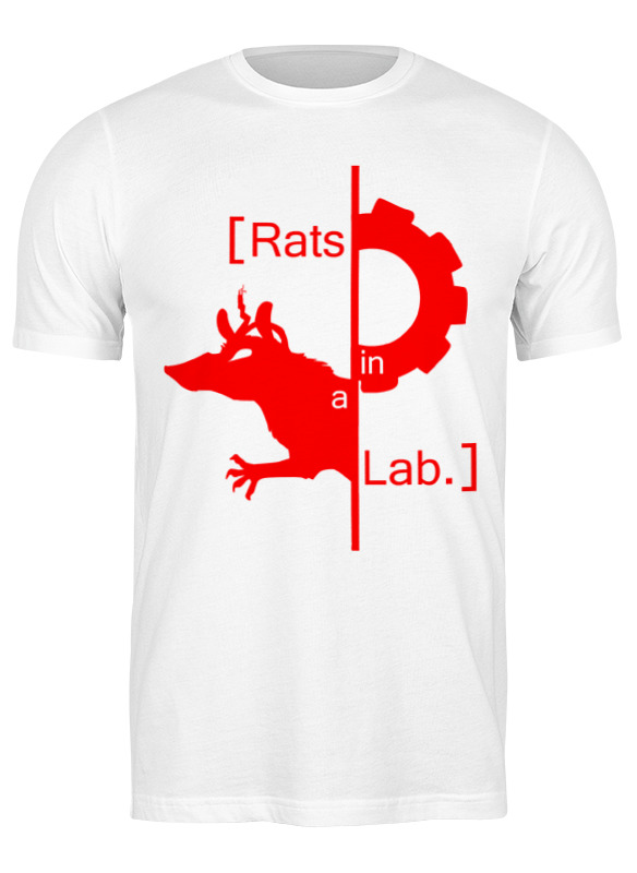 Printio Футболка классическая Лабораторная крыса футболка printio 1702488 лабораторная крыса размер m цвет белый