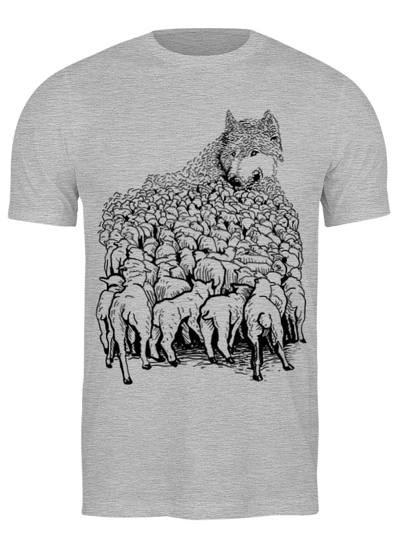 Printio Футболка классическая Волк в овечьей шкуре printio лонгслив волк в овечьей шкуре
