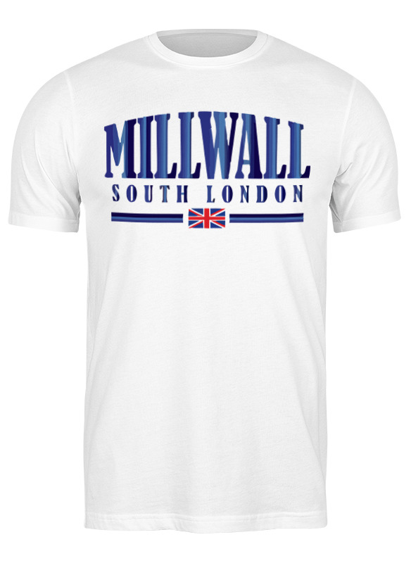 Printio Футболка классическая Millwall south london tee лондон карта london 1 17 500