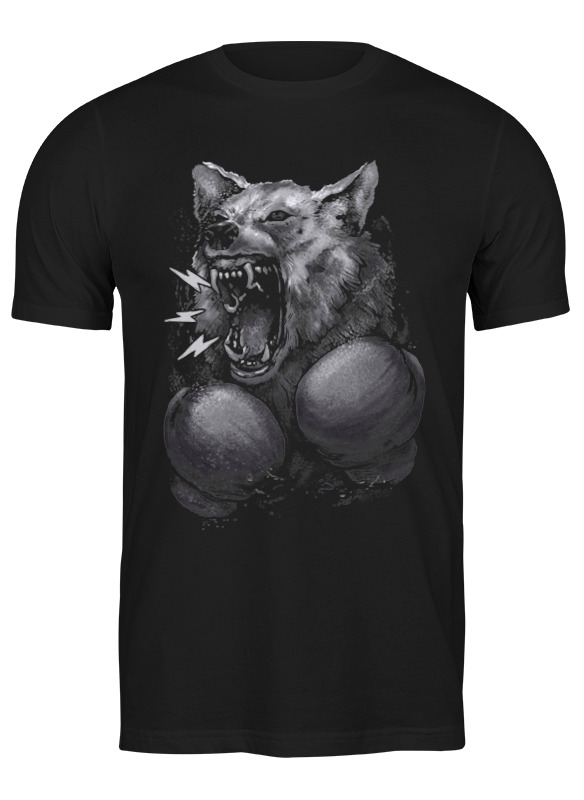 Printio Футболка классическая Волк боксёр