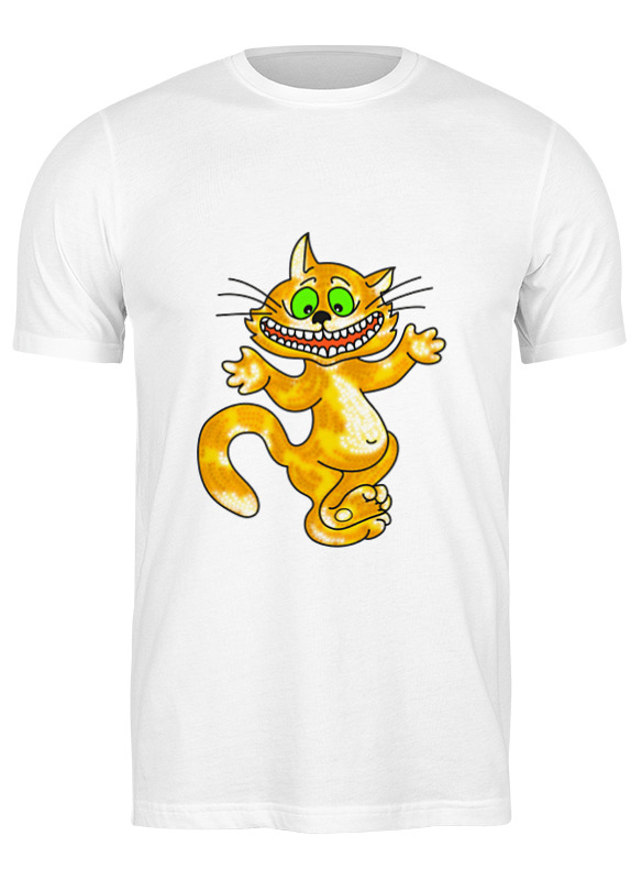 Printio Футболка классическая Улыбка чеширского кота printio футболка с полной запечаткой женская улыбка чеширского кота